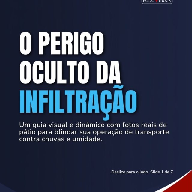 O PERIGO OCULTO DA INFILTRAÇÃO: Sua frota está realmente protegida?

Um rasgo milimétrico na lona lateral, tipo sider, ou uma pequena falha na vedação do teto são suficientes para causar grandes estragos. 

Com a chegada da temporada de chuvas, a água sob pressão na rodovia e a condensação interna viram inimigas diretas da sua carga, gerando prejuízos com mercadorias recusadas e faturamento perdido.

A solução eficaz começa na prevenção ativa! 

Na RodoVTruck, realizamos a manutenção rápida e a substituição por lonas de alta resistência, garantindo uma vedação de teto impecável para blindar a sua operação de transporte.

Não espere o prejuízo acontecer no meio do trecho. Garanta uma viagem 100% segura e evite dores de cabeça no destino.

Fale com a nossa equipe agora mesmo e agende sua revisão preventiva! 

Clique no link da bio ou chame direto no WhatsApp: (11) 91174-7897.

#CargaSegura #InfiltraçãoZero #LonaSider #ManutençãoPreventiva #RodoVTruck