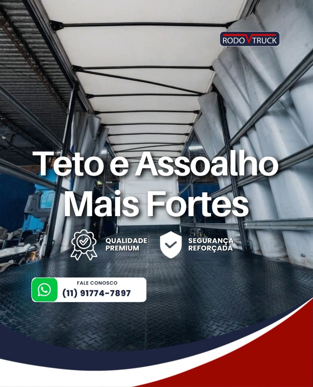 Aumente a vida útil do seu sider com quem entende de reforma e manutenção pesada! 

O teto impermeável e o assoalho reforçado da RodoVTruck garantem proteção máxima para a sua carga. Evite imprevistos na estrada e mantenha a sua frota a rodar com total eficiência.

Faça a sua cotação pelo WhatsApp: (11) 91774-7897.

RodoVTruck — Qualidade e Segurança em Implementos Rodoviários.

#Sider #ReformaDeCarretas #AssoalhoReforcado #TetoParaSider #ManutencaoDeFrotas RodoVTruck